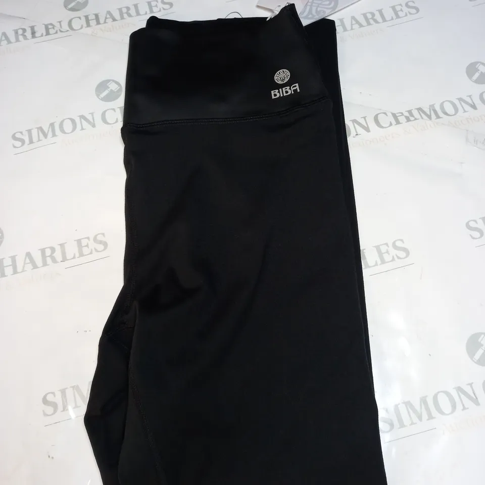 BIBA ACTIVE 7/8 LEG LD21 PANTS IN BLACK SIZE 10 (S)