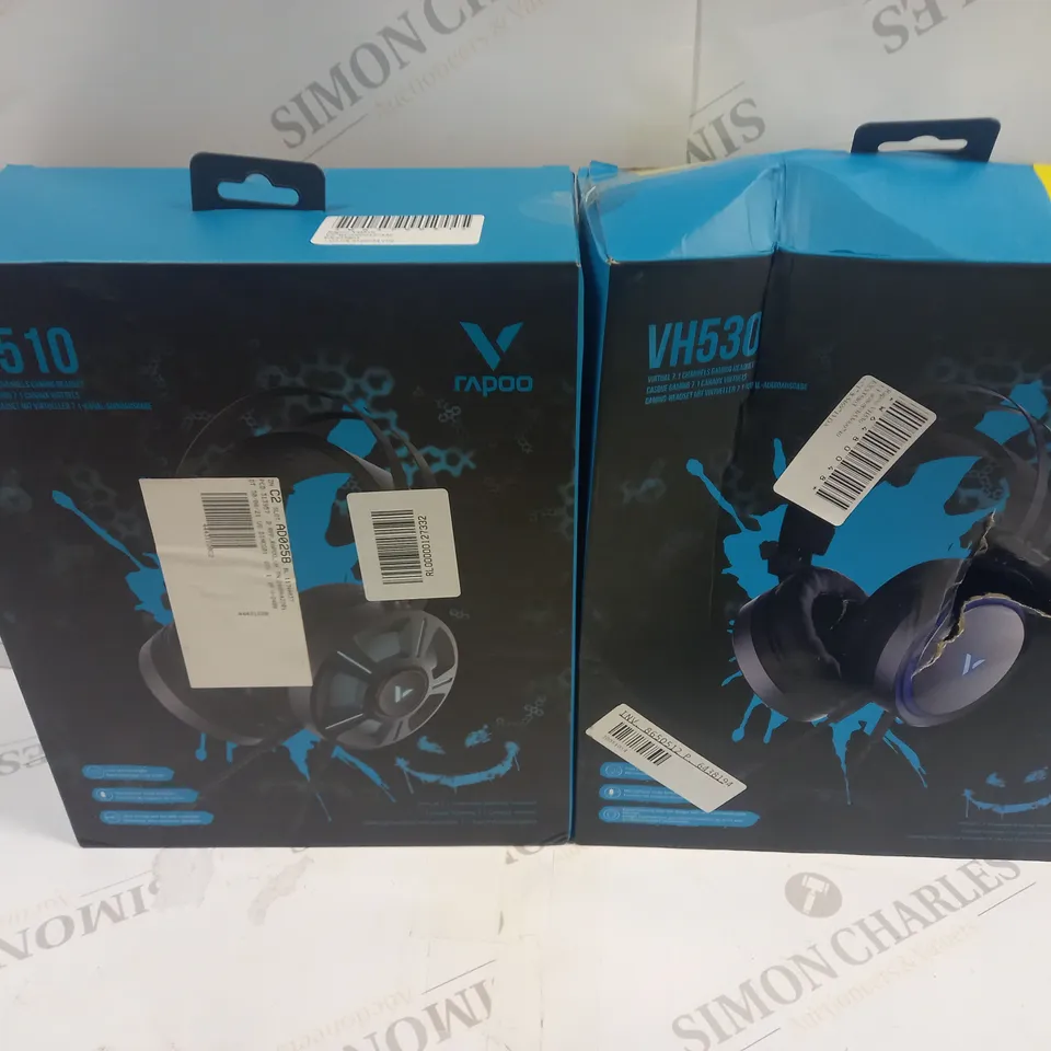 2 BOXED RAPOO VH530 HEADSETS