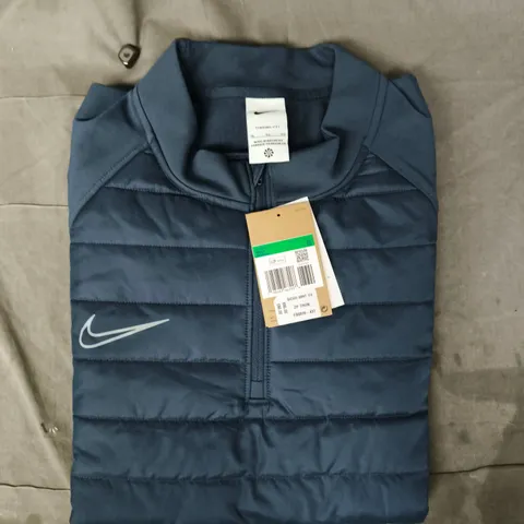 NIKE THERMA-FIT ACADEMY WINTER WARRIOR DRILL TOP IN BLUE SIZE XL