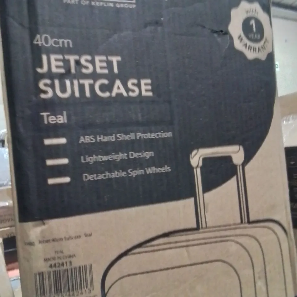 BOXED LUGG 40CM JETSET SUITCASE TEAL