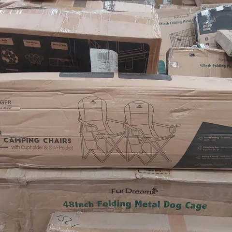 BOXED PAIR OF VOYAGER CAMPING CHAIRS
