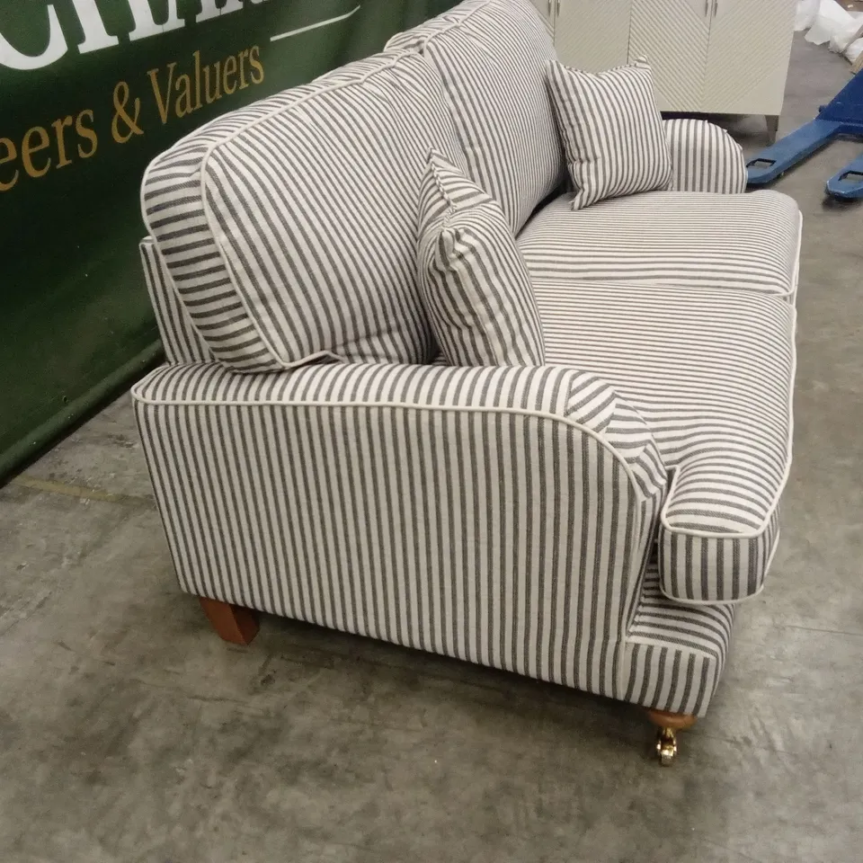 BAY STRIPE 2 SEATER FABRIC SOFA RRP £1099