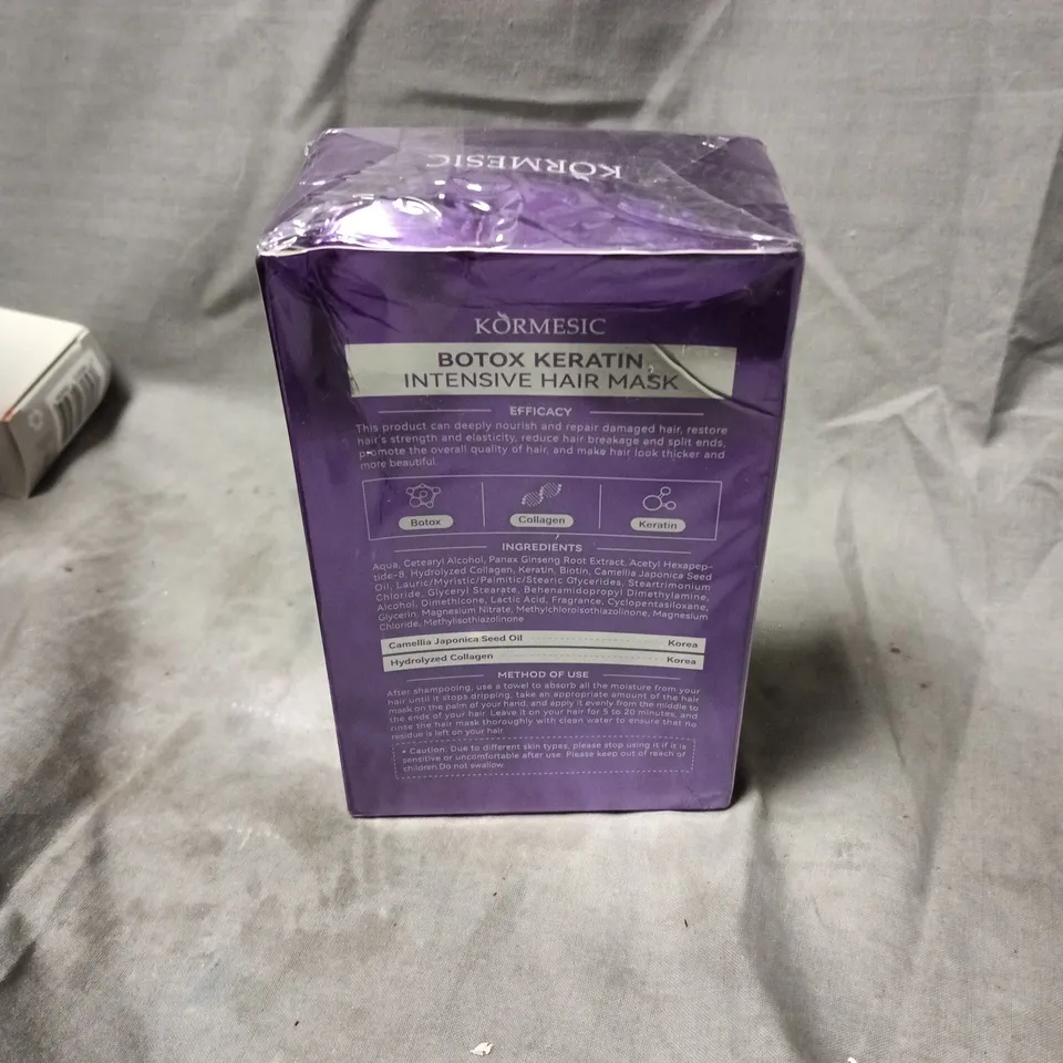KORMESIC BOTOX KERATIN INTENSIVE HAIR MASK – 20 X 10G SACHETS (PROFESSIONAL)