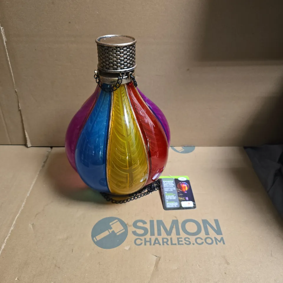 Smart Solar Rainbow Flaming Balloon – Solar Garden Light