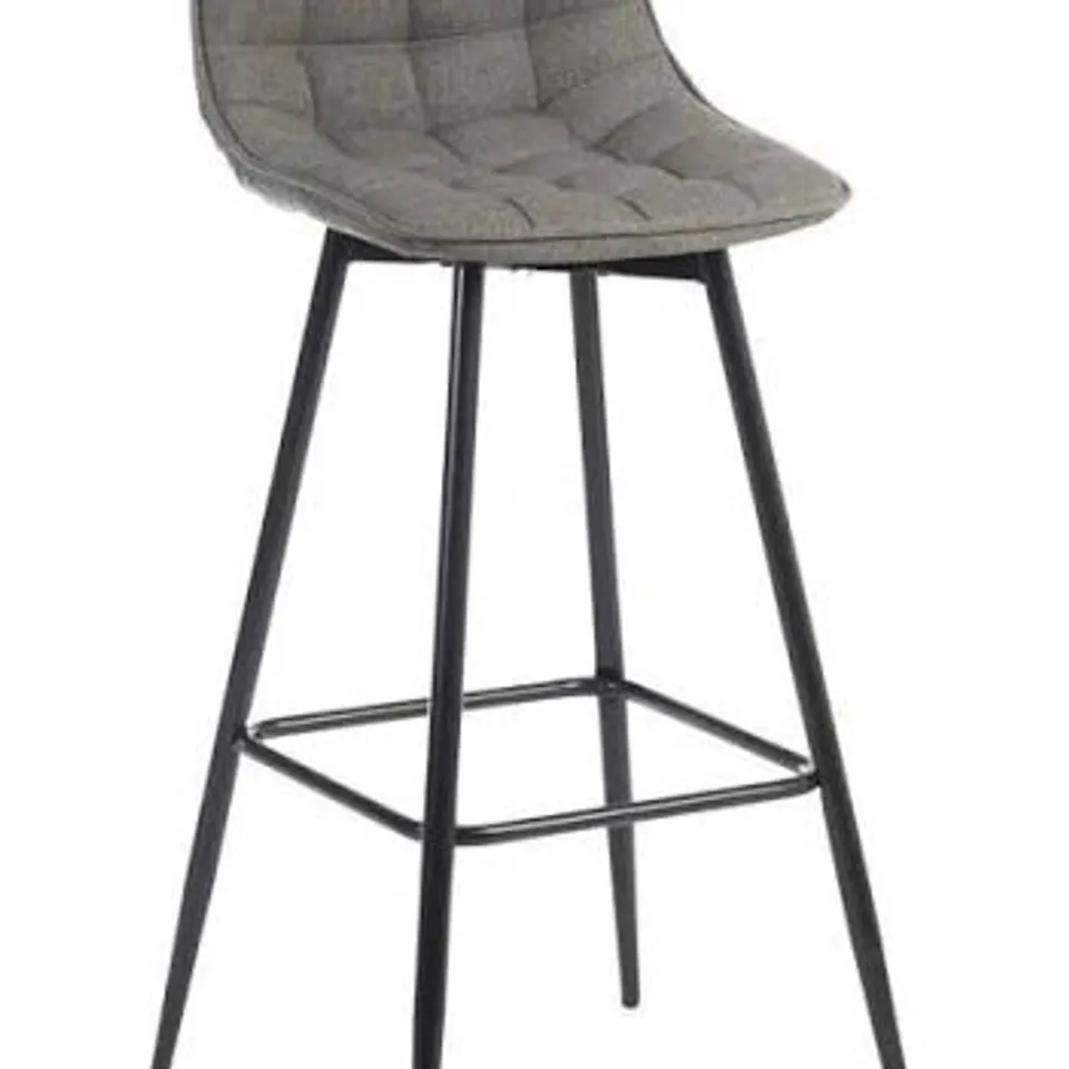 BOXED BAR STOOLS (SET OF 2) - BLUEGREY