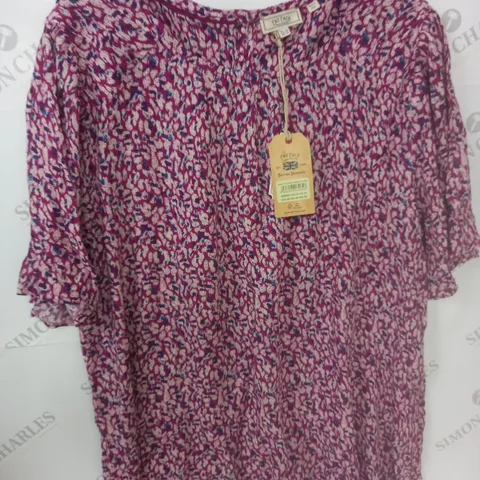 FAT FACE LYNDY TEXTURED ANIMA TOP - UK 18