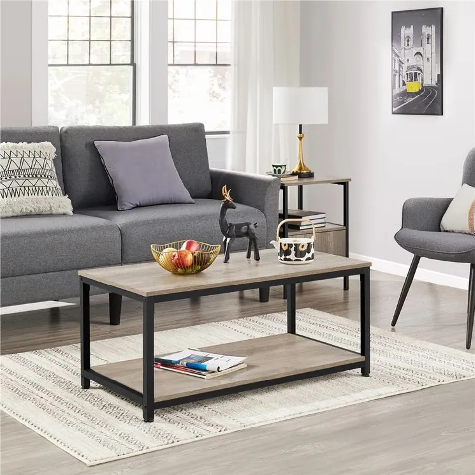 IDALOU FLOOR SHELF COFFEE TABLE
