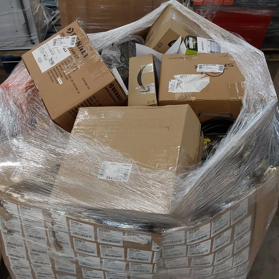 PALLET OF APPROXIMATELY 75 UNPROCESSED RAW RETURN HOUSEHOLD AND ELECTRICAL GOODS TO INCLUDE;