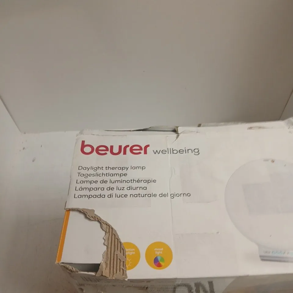 BEURER WELLBEING DAYLIGHT THERAPY LAMP & MOOD LIGHT