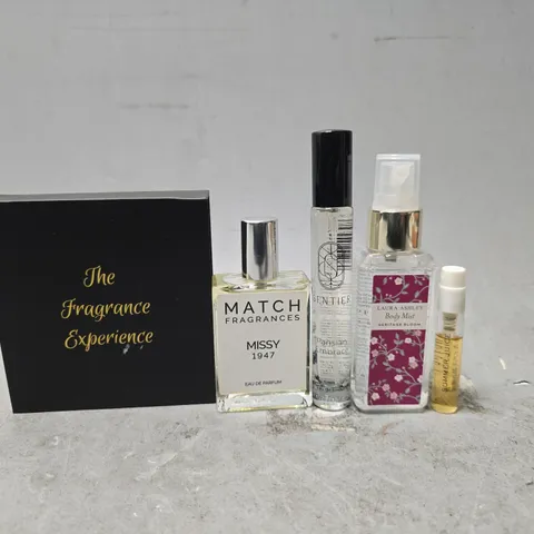 APPROXIMATELY 30 ASSORTED HEALTH & BEAUTY ITEMS TO INCLUDE - MATCH FRAGRANCES MISSY 1947 , BODY MIST , SUMMER FRUIT FRAGRANCE ETC