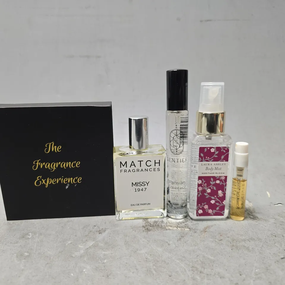 APPROXIMATELY 30 ASSORTED HEALTH & BEAUTY ITEMS TO INCLUDE - MATCH FRAGRANCES MISSY 1947 , BODY MIST , SUMMER FRUIT FRAGRANCE ETC