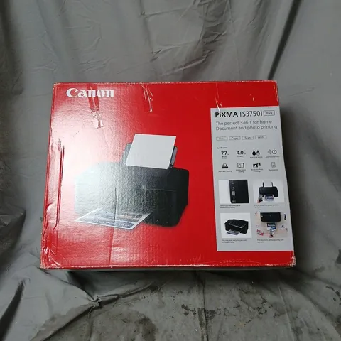 BOXED CANON PIXMA TS3750I WIRELESS COLOUR ALL-IN-ONE INKJET PHOTO PRINTER