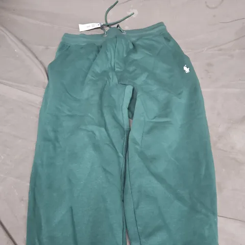 POLO RALPH LAUREN TEAL GREEN JOGGER TROUSERS – SIZE M 