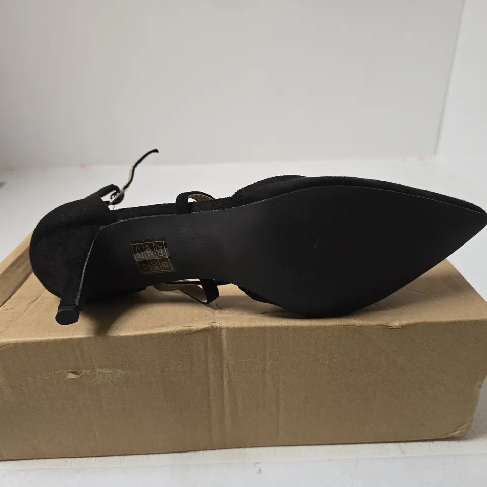 WHERES THAT FROM WOMENS BLACK SHOES UK 7 BOXED