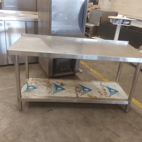 COMMERCIAL STAINLESS STEEL PREP TABLE