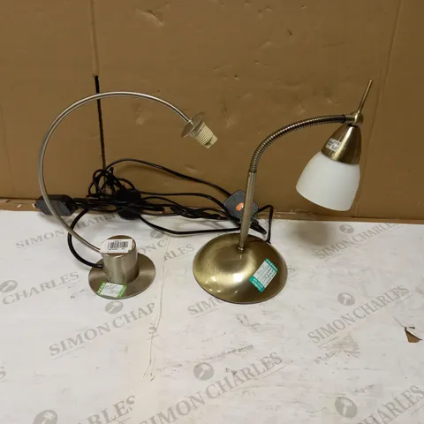 TWO LIGHT FITTINGS
