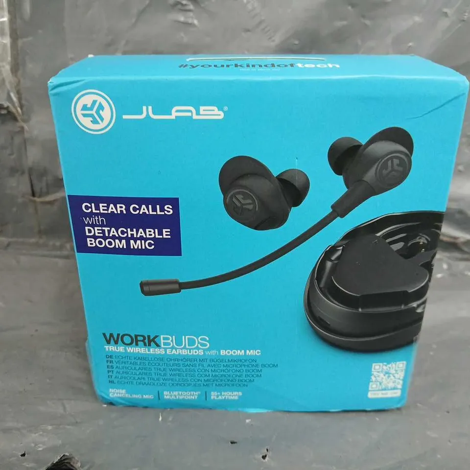 BOXED JLAB EAR BUDS IN BLACK