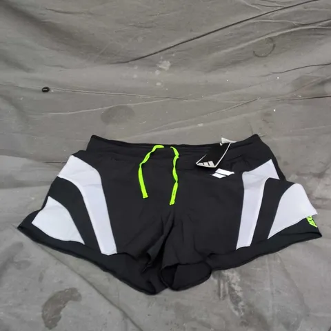 ADIDAS ADIZERO SHORTS IN BLACK SIZE M