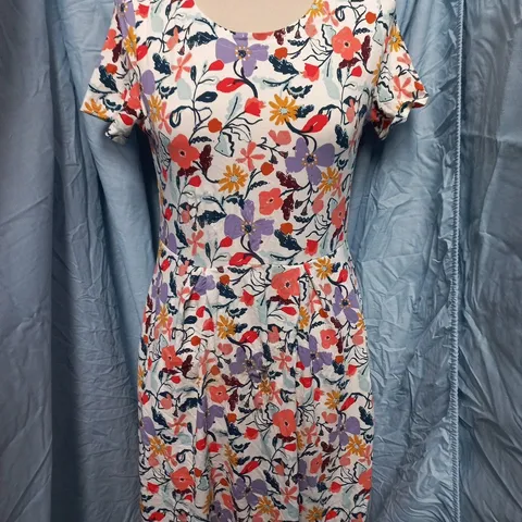 SEASALT CORNWALL VERONICA DRESS – FLORAL ORGANIC COTTON, UK 10