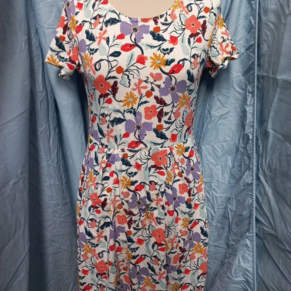 SEASALT CORNWALL VERONICA DRESS – FLORAL ORGANIC COTTON, UK 10