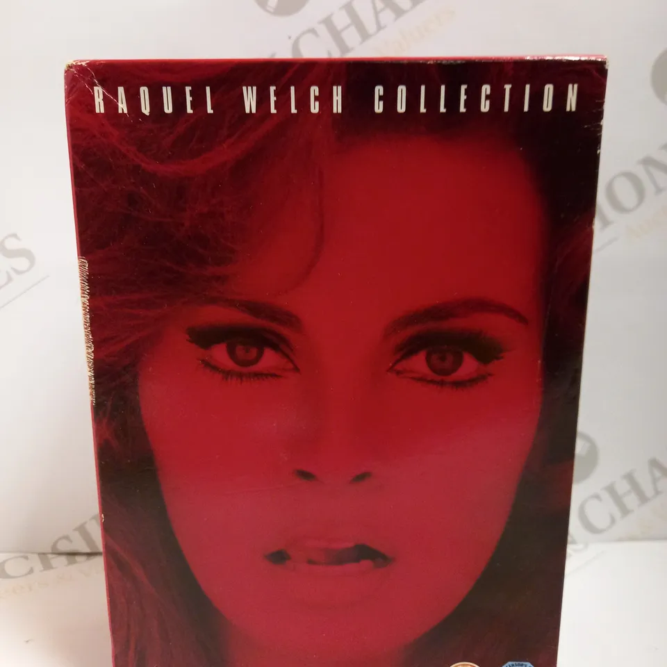 RAQUEL WELCH COLLECTION OF DVDS TO INCLUDE FATHOM, FANTASTIC VOYAGE AND BANDOLERO