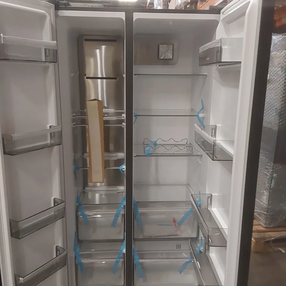 KENWOOD KSBSBD25 AMERICAN-STYLE FRIDGE FREEZER - BLACK