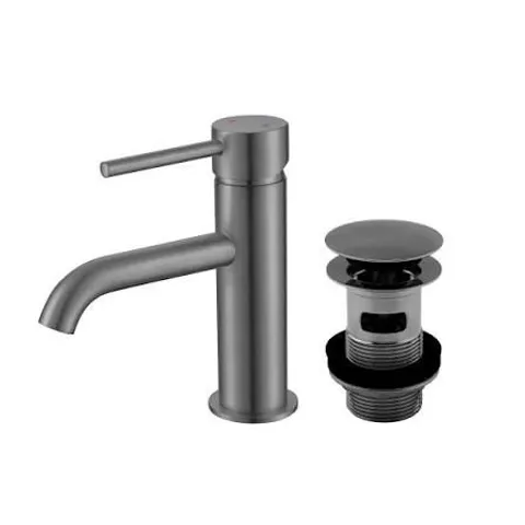 BOXED CLOAKROOM BASIN TAP GUNMETAL MONO BASIN MIXER TAP - ARISSA
