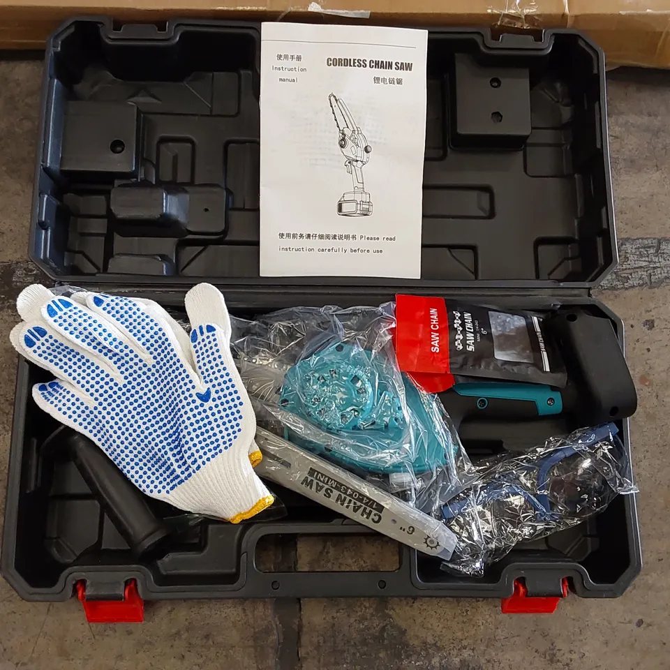 PALLET OF ASSORTED CONSUMER PRODUCTS TO INCLUDE; CORDED HEDGE TRIMMER, CORDLESS CHAIN SAW, BALANCE BIKE, DOUBLE DECK GARMENT RACK, LARGE SHAGGY RUG ECT