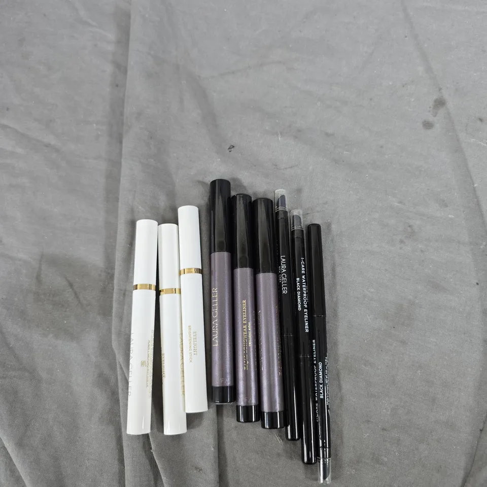 ASSORTED EYELINERS – LAURA GELLER PENCILS & KAJAL LONGWEAR EYELINER 