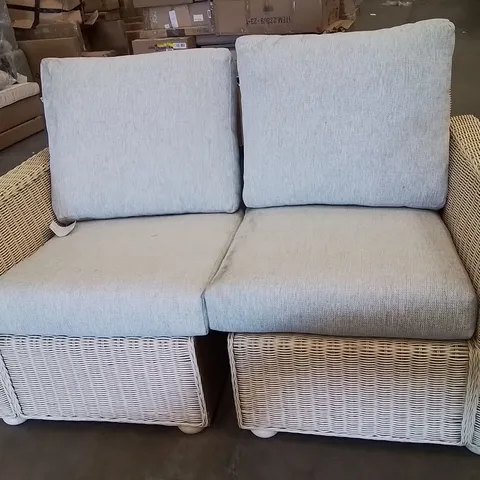 RATTAN SOFA (MISSING MIDDLE)