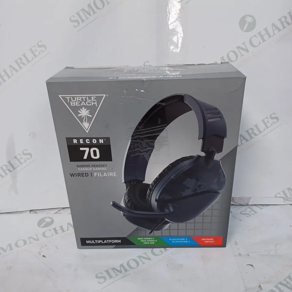 TURTLE BEACH RECON 70 WIRED MULTIPLATFORM GAMING HEADSET 