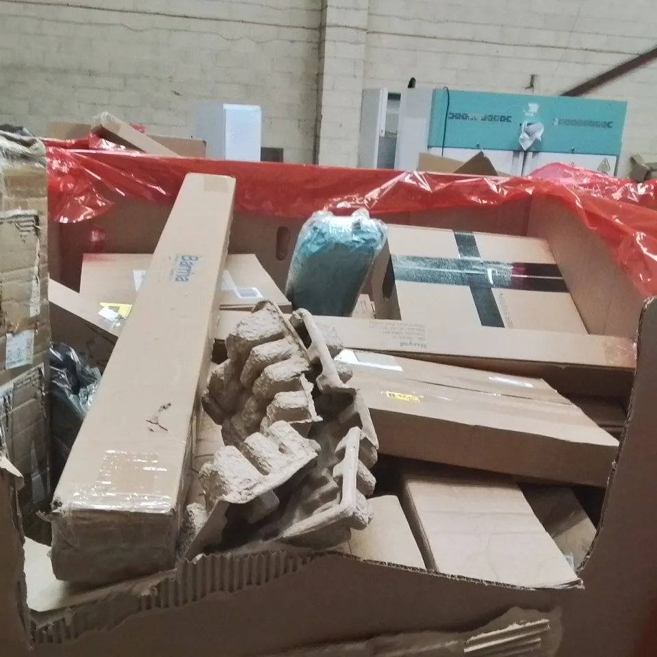 PALLET OF ASSORTED HOUSEHOLD GOODS AND PRODUCTS TO INCLUDE;RICE COOKER,RETRACTABLE SAFETY GATE,CLOTHES RAIL