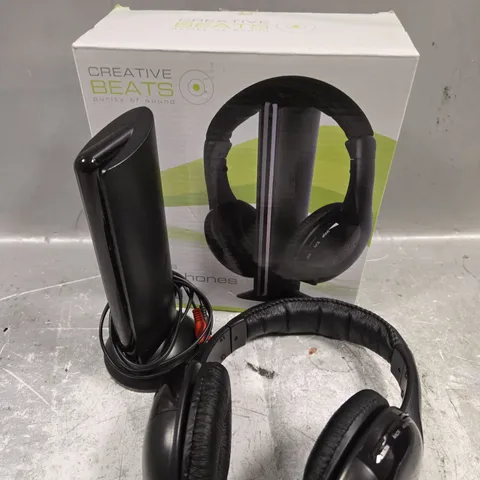 BOXED CREATIVE BEATS PURITY OF SOUND WIRELESS HEADPHONES 