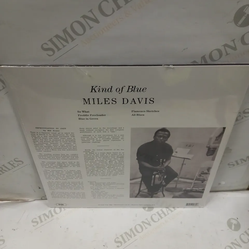 SEALED MILES DAVIS KIND OF BLUE VINYL 