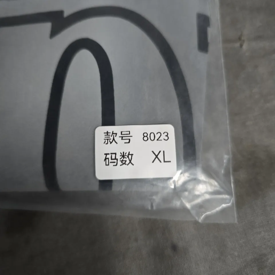 RHUDE GREY SWIM SHORTS WITH ZIP POCKET, SIZE XL (PACKAGED)