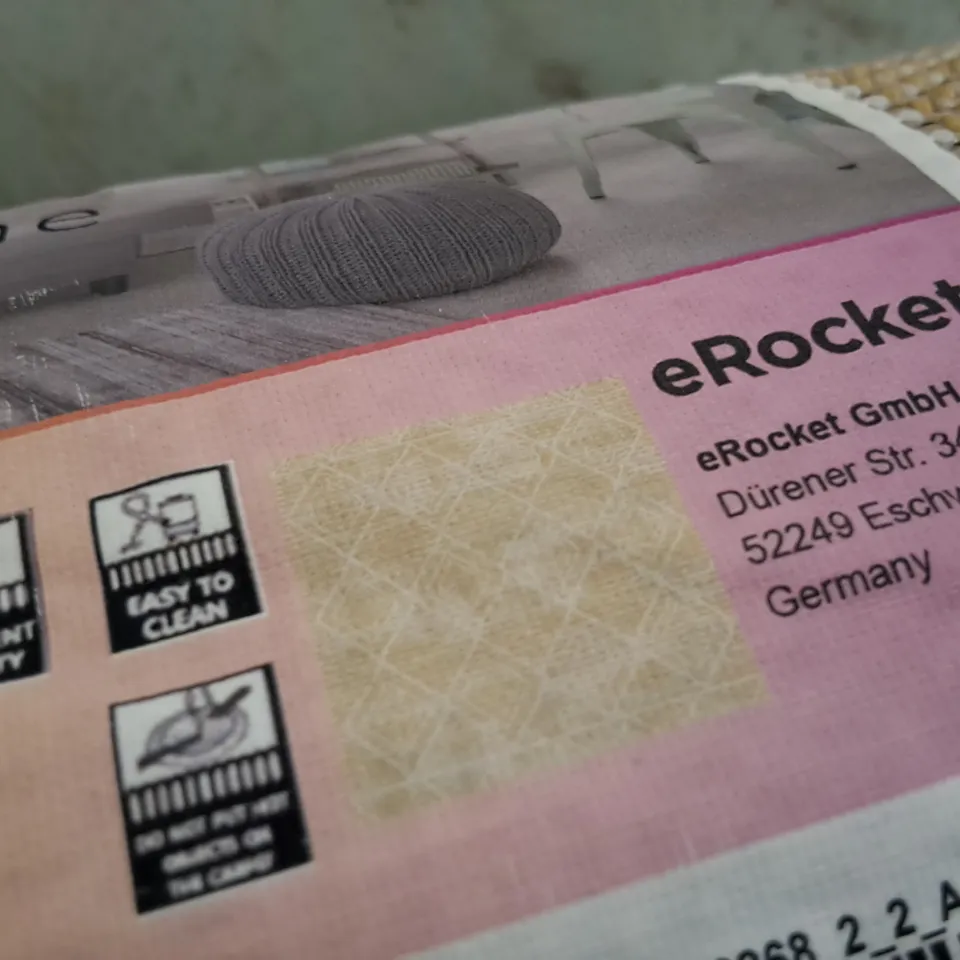 BRAND NEW PACO ARTINO RUG IN YELLOW - 80X250CM