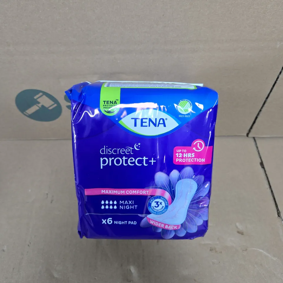 8 PACKS OF TENA NIGHT PADS (6 PER PACK)