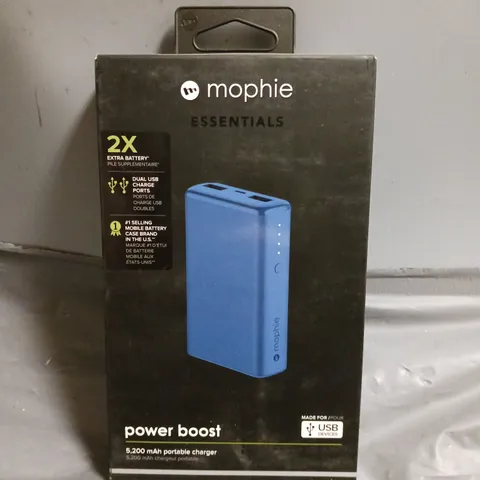 BOXED MOPHIE ESSENTIALS POWER BOOST 5200MAH  PORTABLE CHARGER 