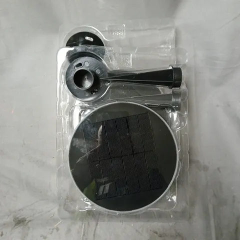 LUMINOUS SET OF 2 COMTEMPORARY COLOUR CHANGING SOLAR DISC LIGHTS