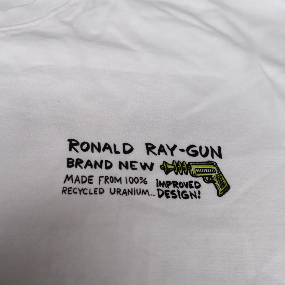 POLAR SKATE RONALD RAY GUN WHITE TEE SIZE L 