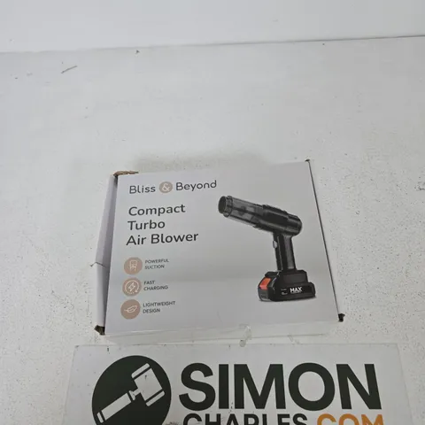 BLISS & BEYOND COMPACT TURBO AIR BLOWER