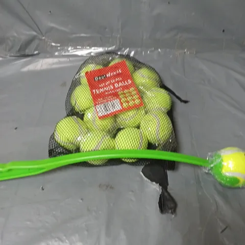BEST HOUSE DOG TOY WITH 12 X TENNIS BALLS