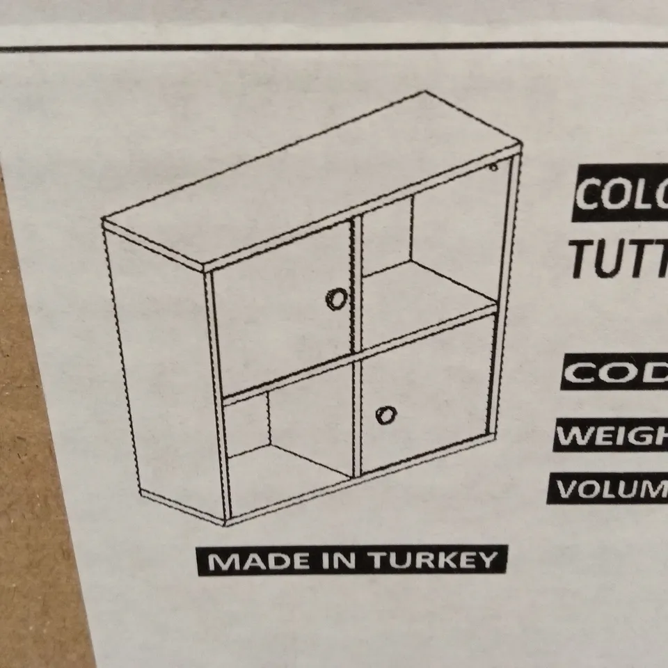 BOXED TUTTLE BOOKCASE (1 BOX)