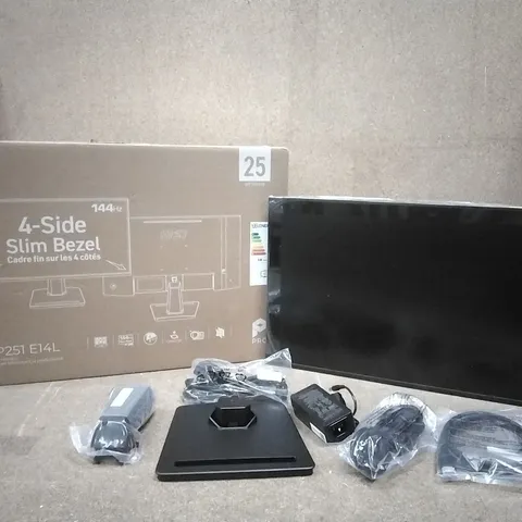BOXED MSI PRO MP251 E14L BUSINESS BUSINESS PRODUCTIVITY MONITOR