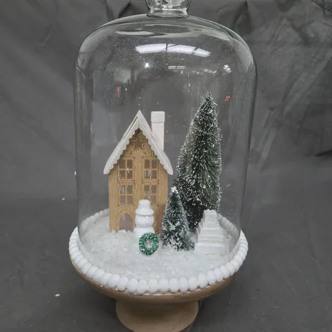 WINTER SCENE CLOCHE