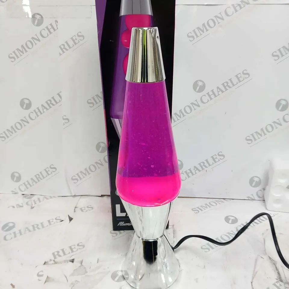 BOXED METALLIC LAVA LAMP