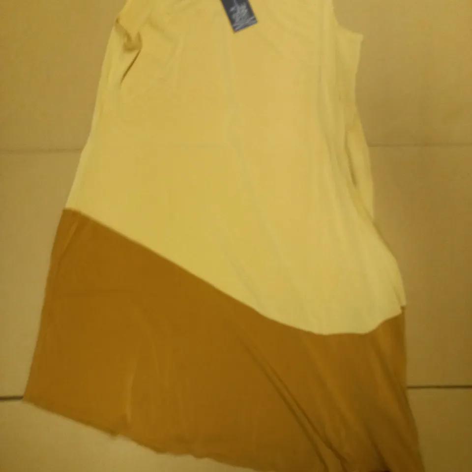 LOT OF 17 BRAND NEW MARLA WYNNE LUXE CREPE DRAPE DRESSES YELLOW SIZE XL
