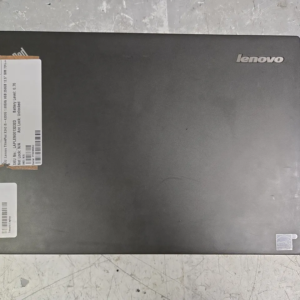 LENOVO X240 THINKPAD LAPTOP IN BLACK