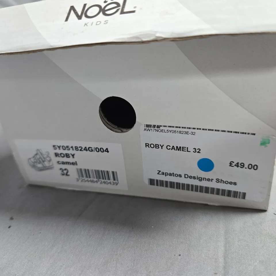 NOEL KIDS ROBY CAMEL VELCRO BABY SHOES – EU 32 