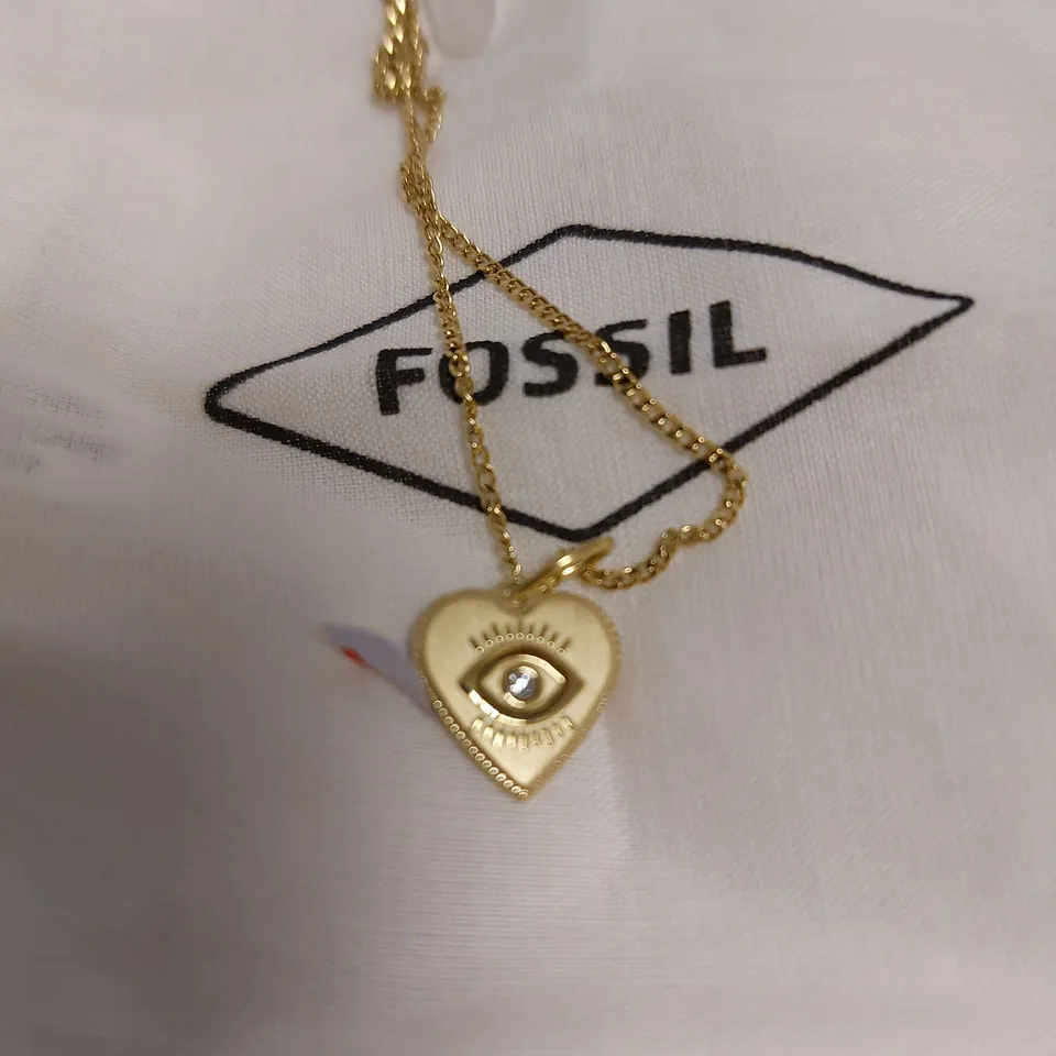 BOXED FOSSIL VINTAGE MOTIFS LADIES NECKLACE